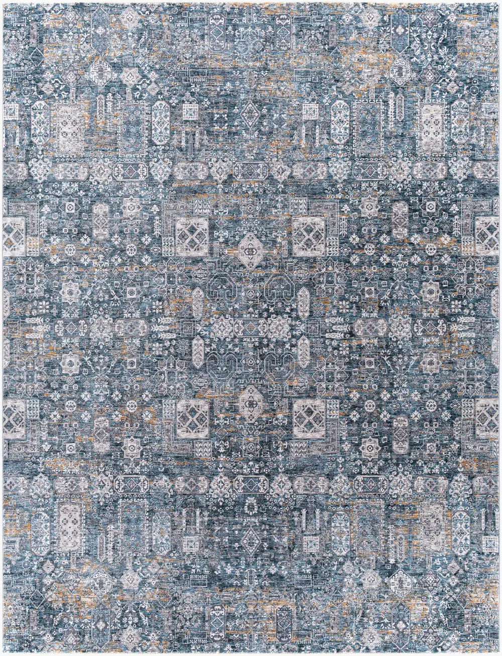 Cardiff 5 x 8 Blue Rug-1