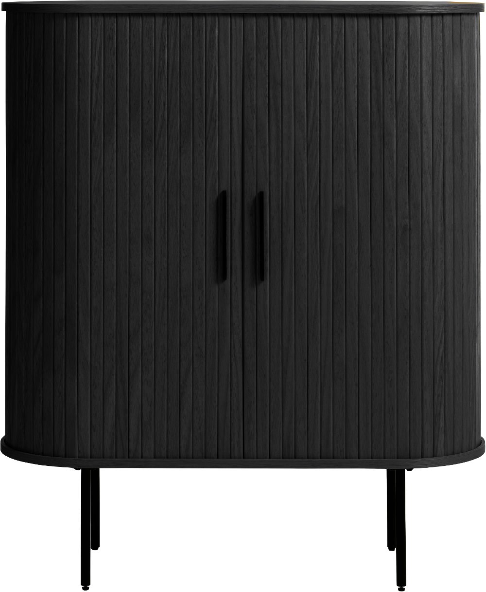 Nola Black Oak Accent Table