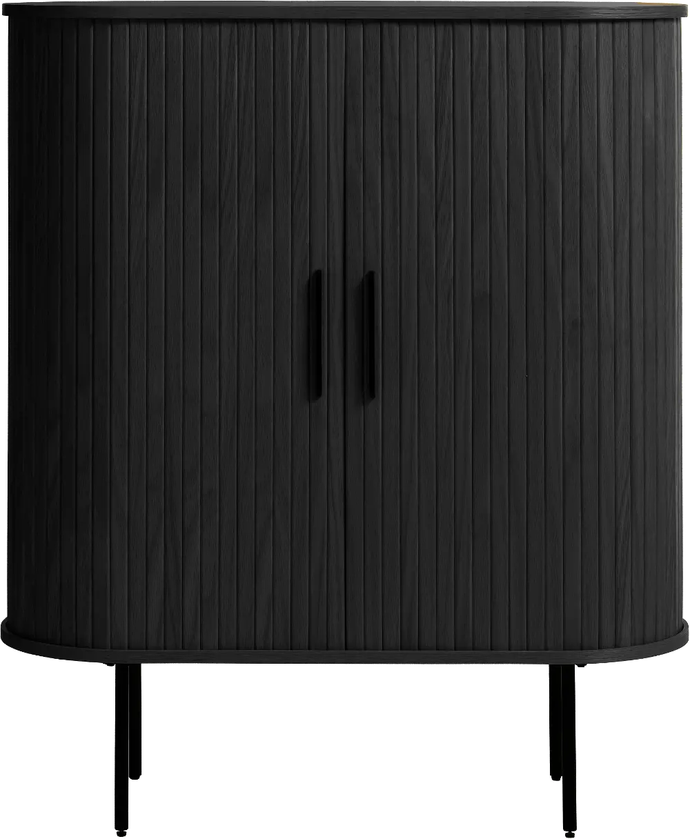 Nola Black Oak Accent Table-1