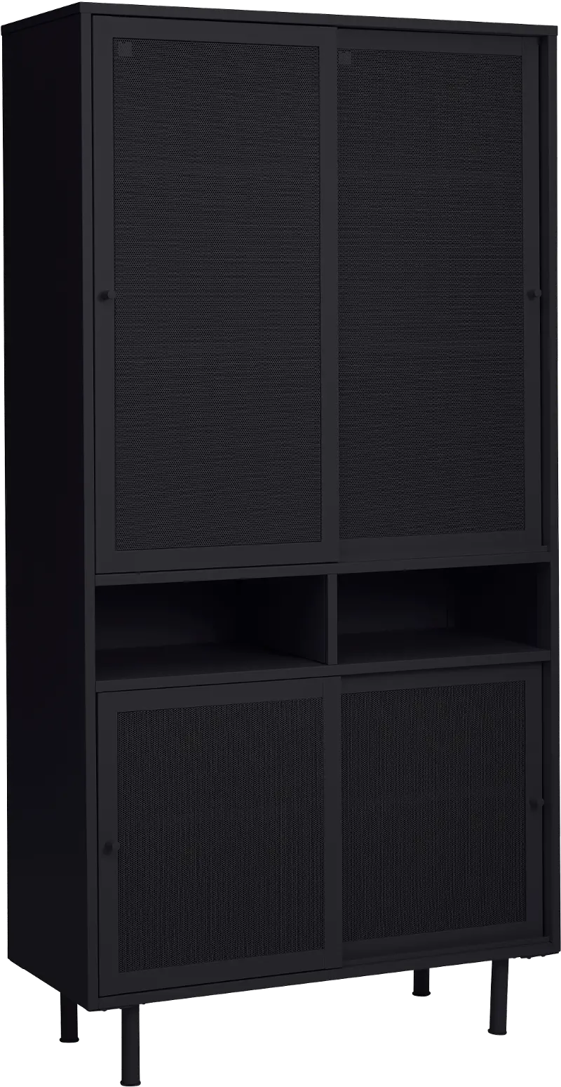 Veep Black Metal Cabinet