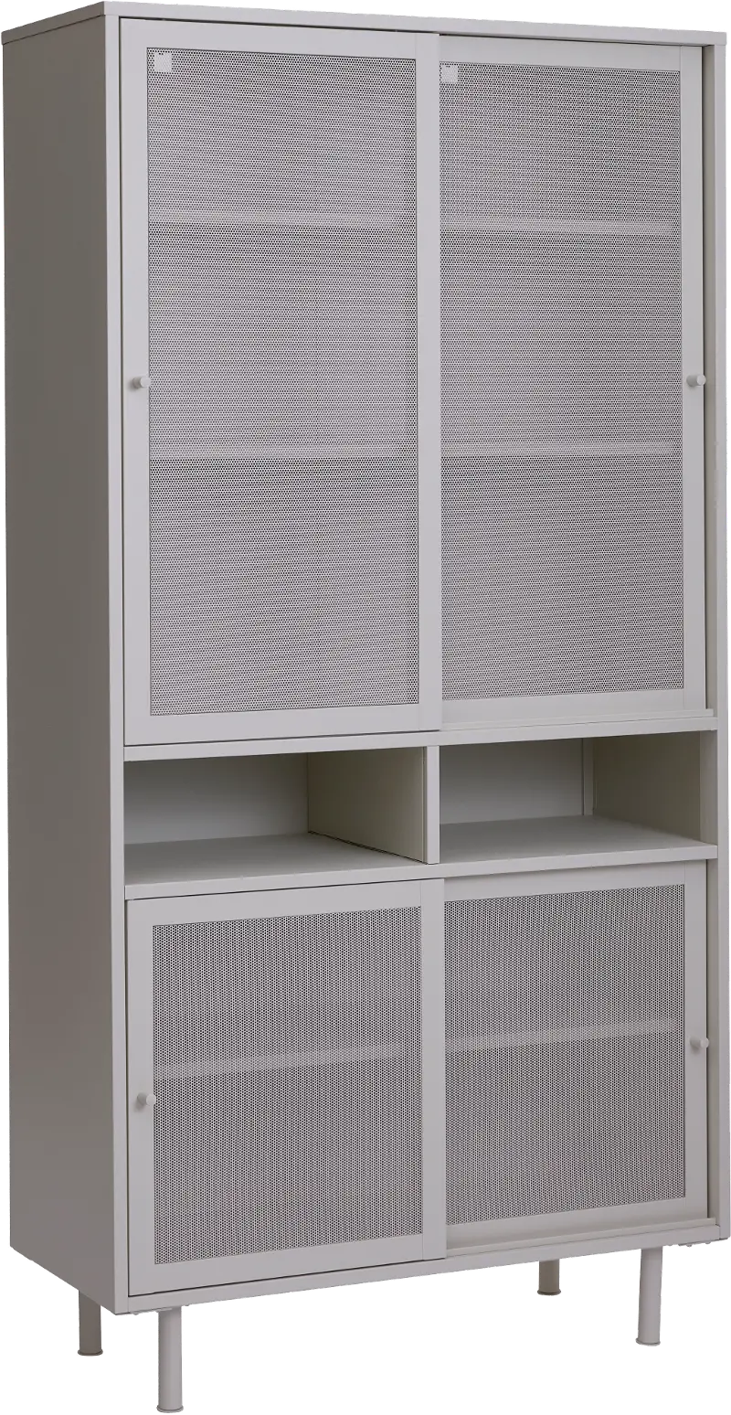 Veep Gray Metal Cabinet