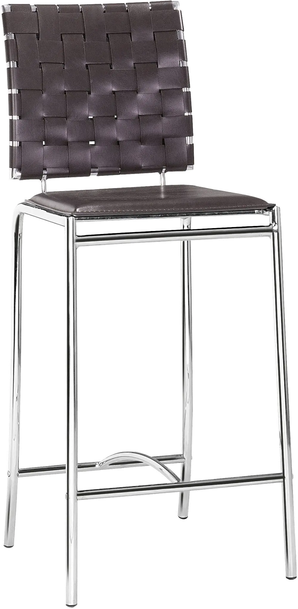 Venaria Espresso Cross-Back Counter Stool-1