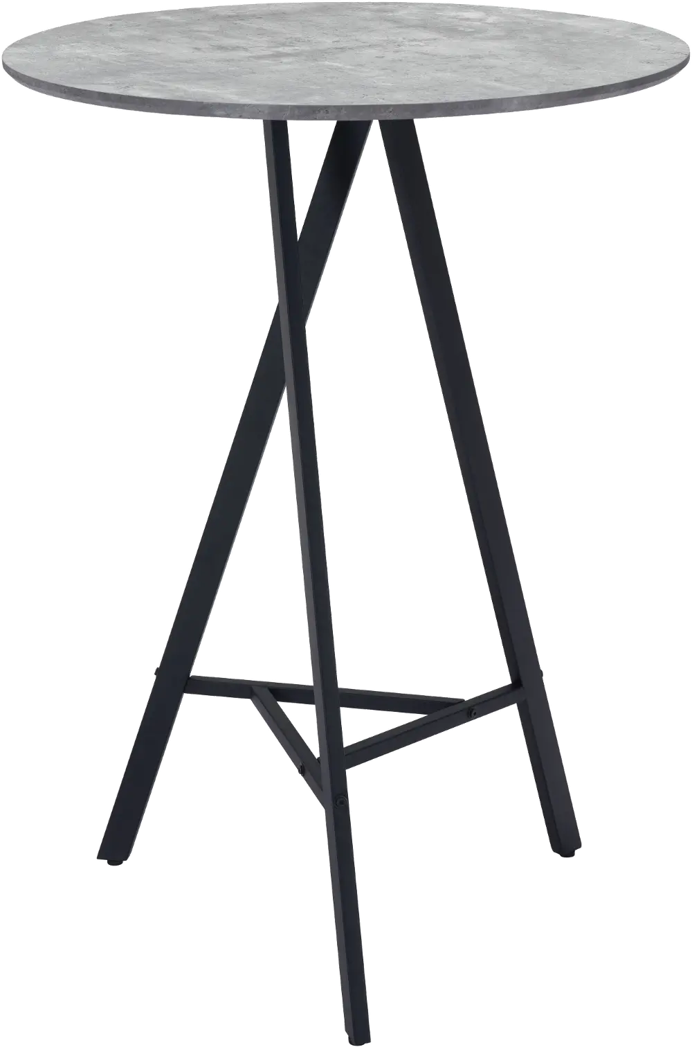 Basilicata Gray Round Bar Table-1