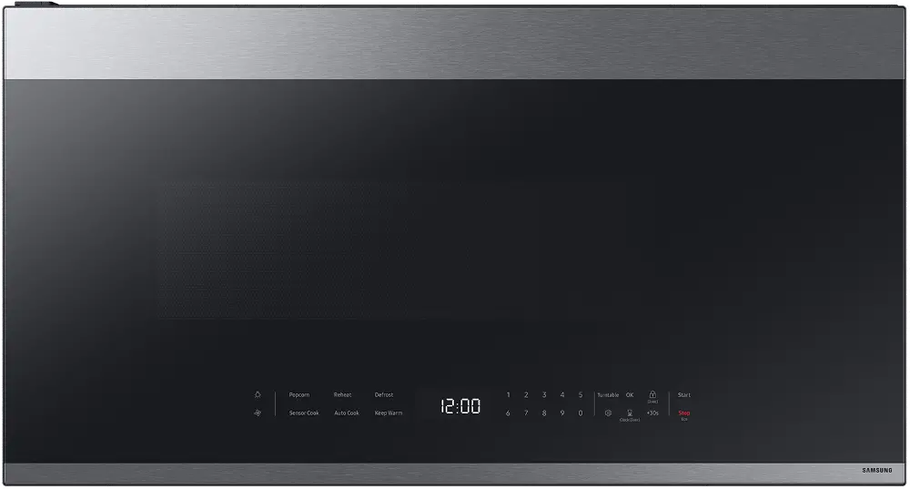 ME21DG6500SR Samsung Bespoke 2.1 Cu Ft Over-The-Range Microwave - Stainless Steel-1