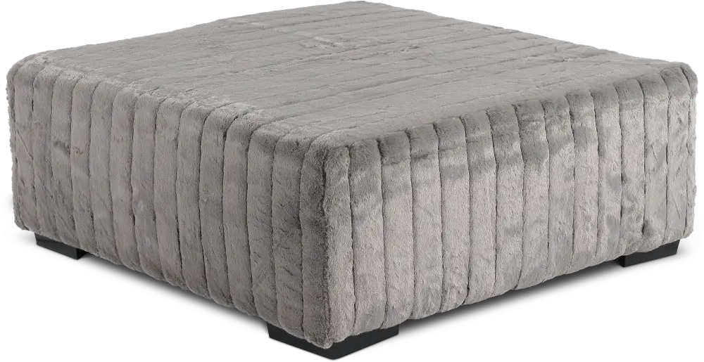 Hendrix Gray Cocktail Ottoman-1
