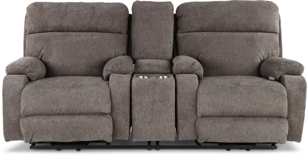 764819/2018-29/2019-29 Regenerator Gray Power Reclining Loveseat with Heat and Massage-1