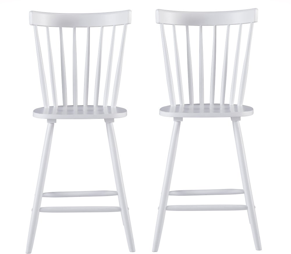Progressive White Counter Stools