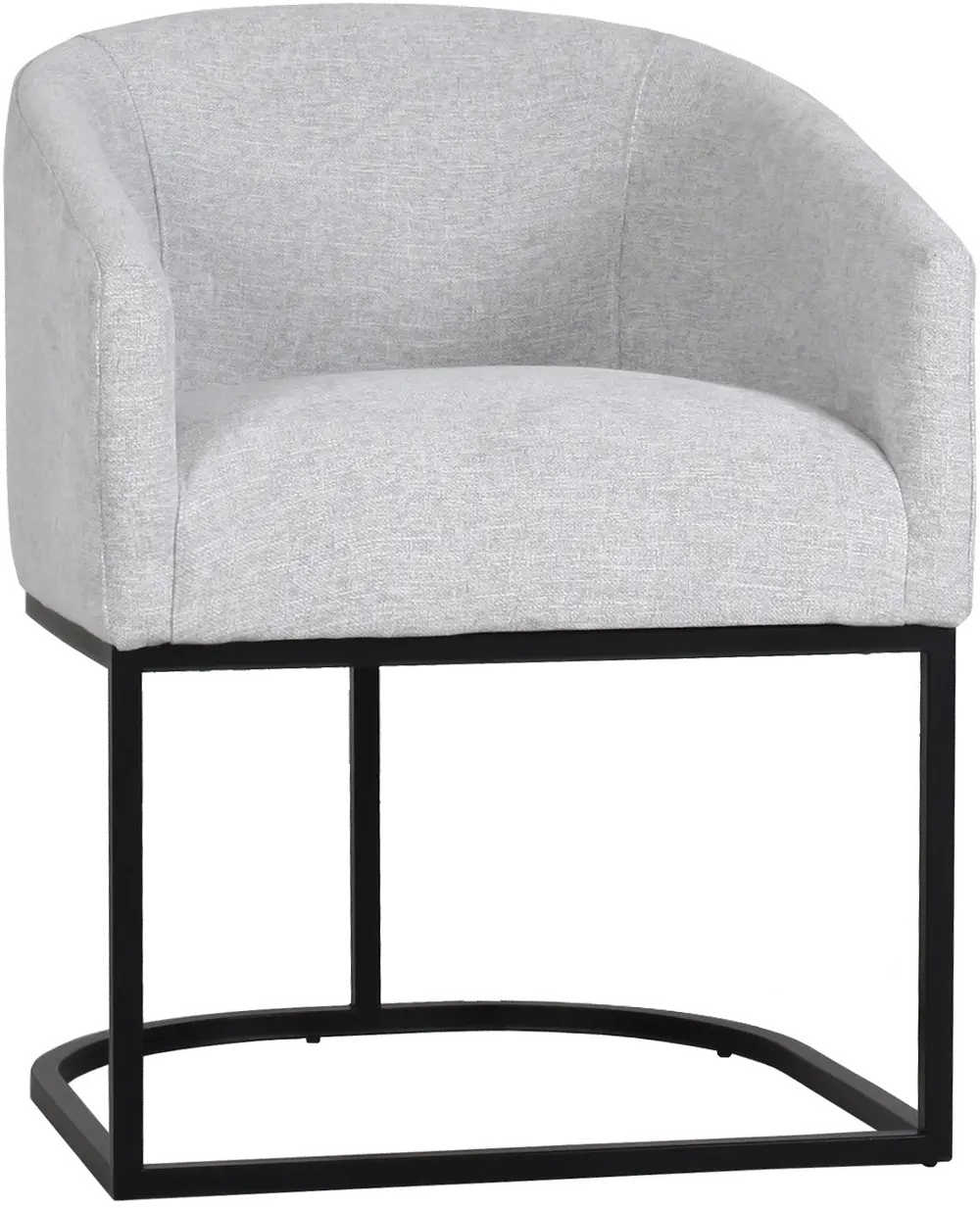 Josephine Light Gray Upholstered Dining Chair-1