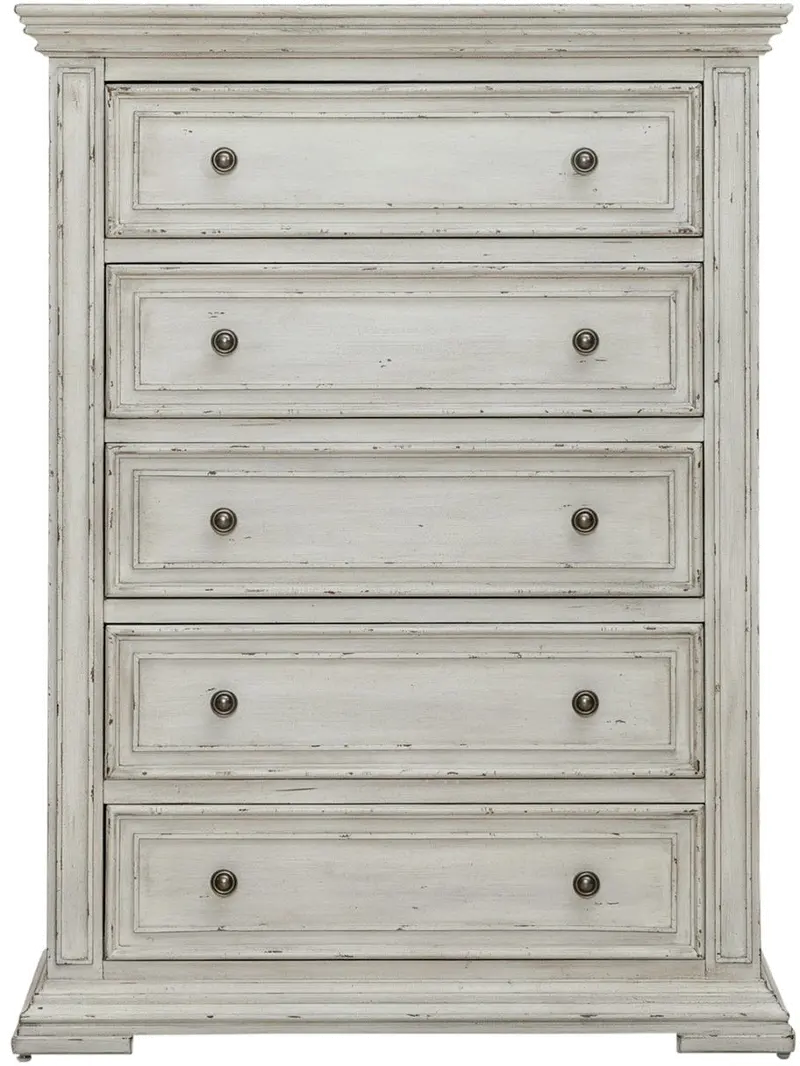 Big Valley White Chest of Drawers
