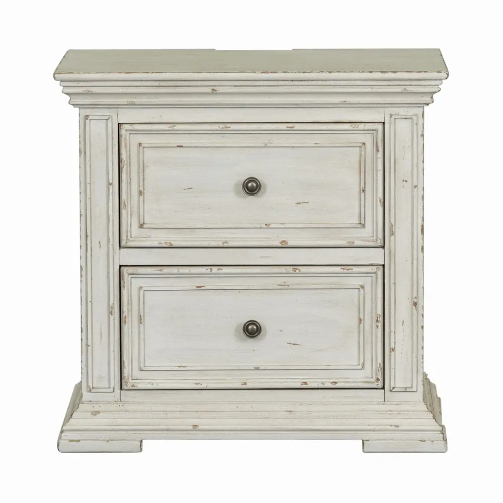 361W-BR61 Big Valley White Nightstand-1