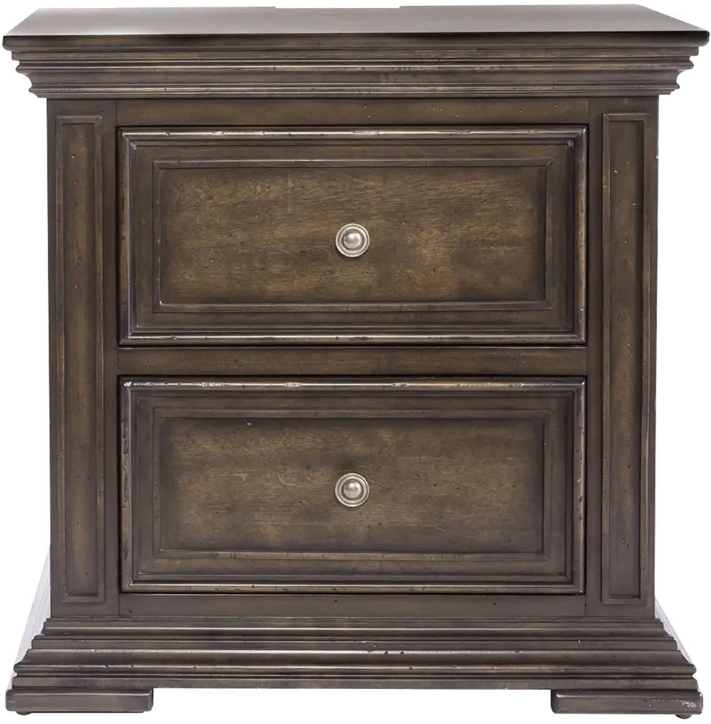 361-BR61 Big Valley Brown Nightstand-1
