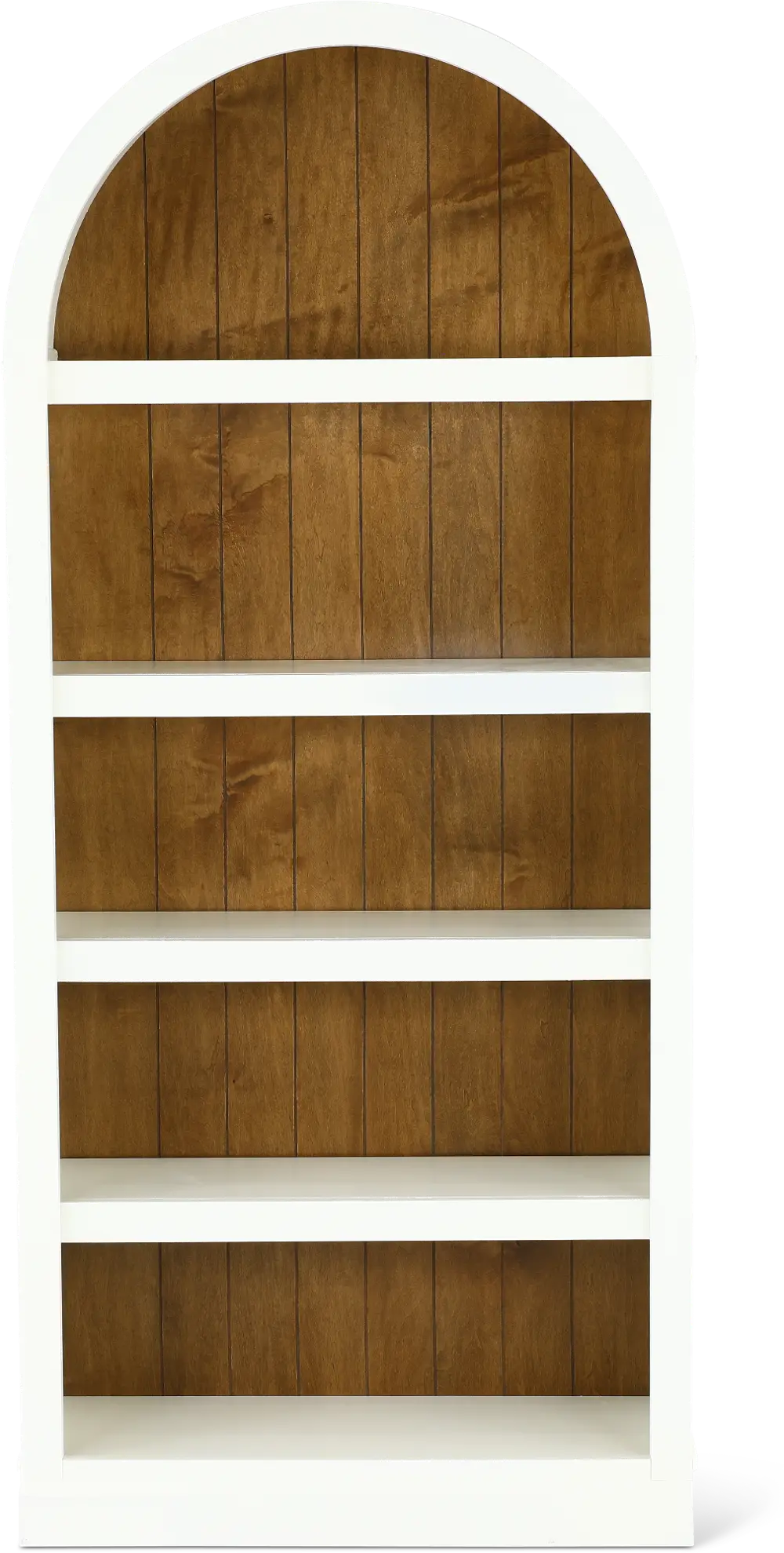 Artiste White 72  Arch Bookcase-1