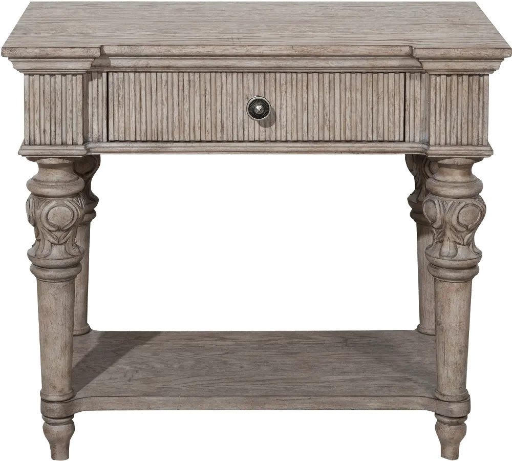 Kingsbury Gray Nightstand-1