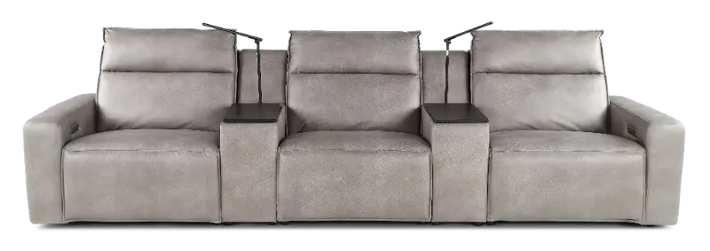 Teramo Silverston 5-Piece Home Theater Seating