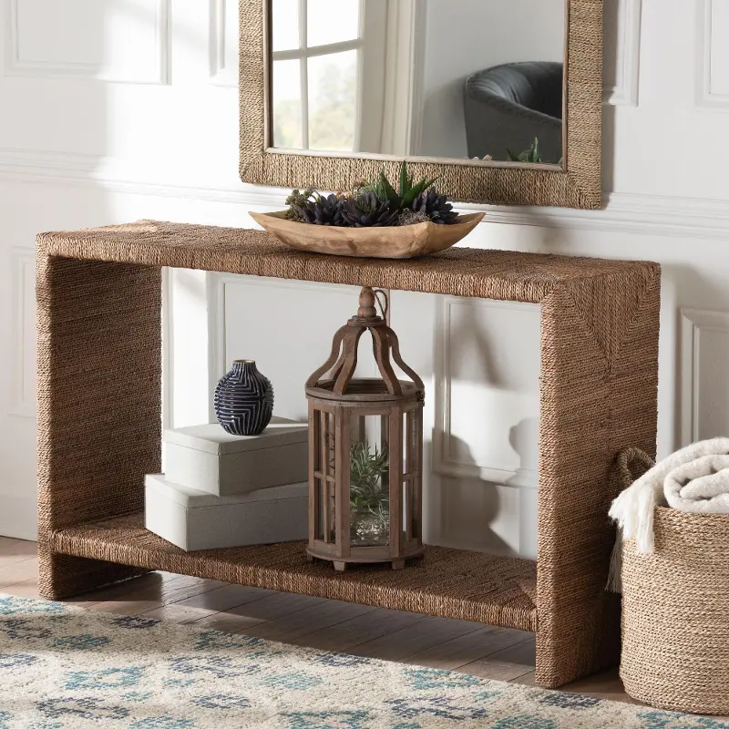 Liza Brown Sofa Table