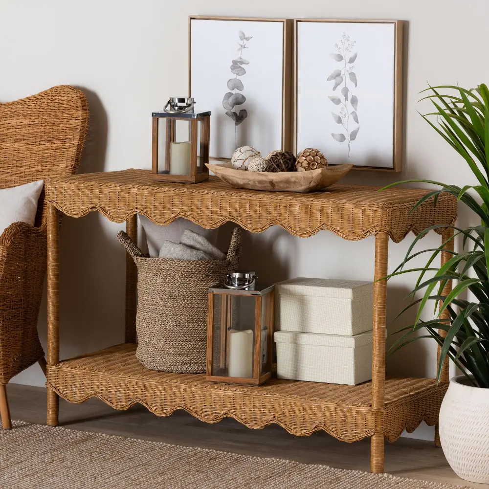 250-13644-RCW Oteria Brown Sofa Table-2