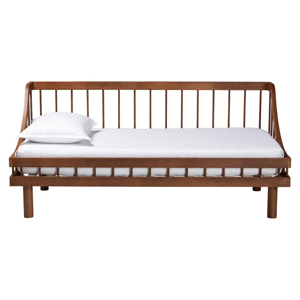 250-13550-RCW Helio Walnut Brown Wood Twin Daybed-1