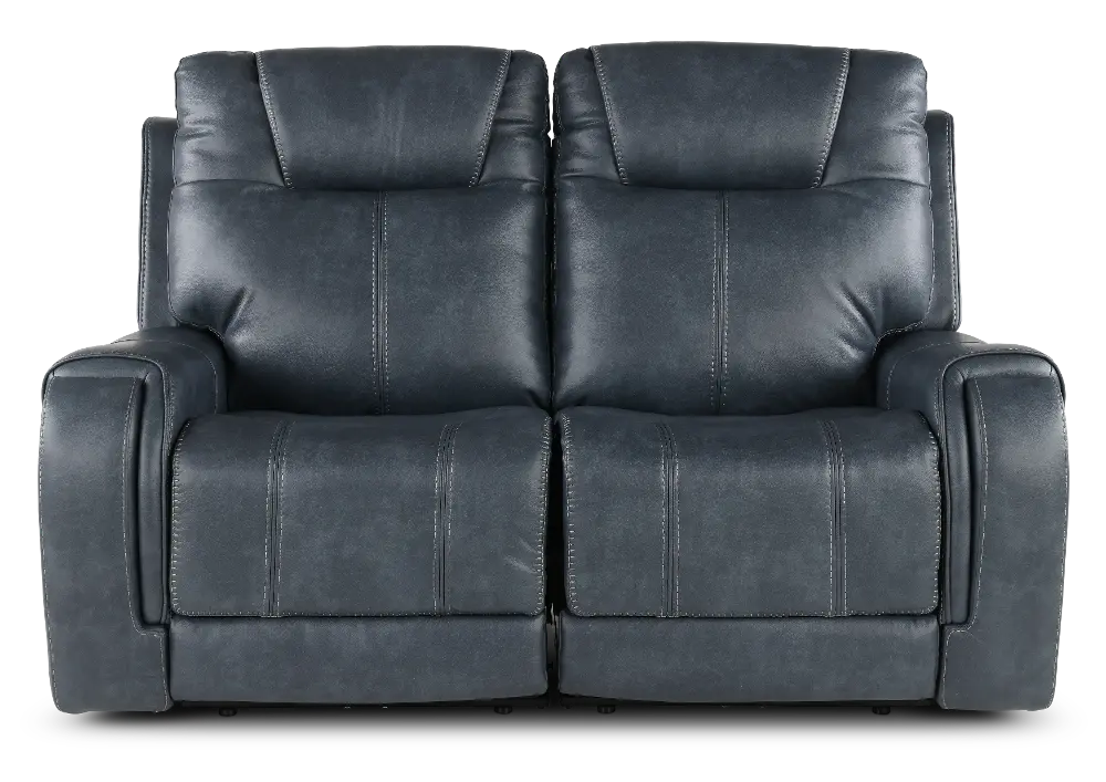 Conway Slate Gray Power Reclining Loveseat-1