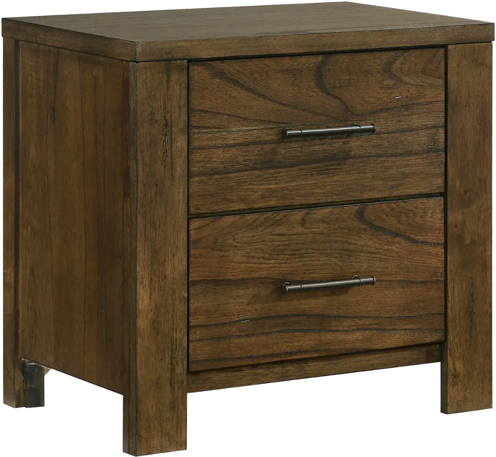 Summit Oak Brown Nightstand-1