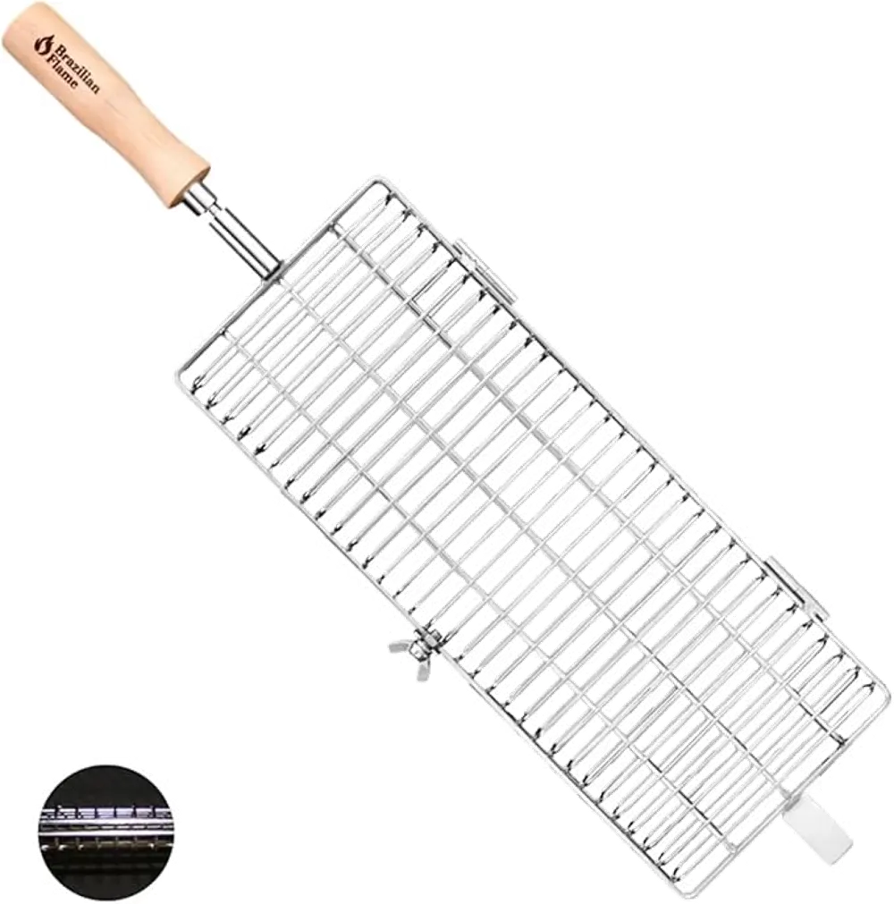 Brazilian Flame Flat Basket Skewer-1