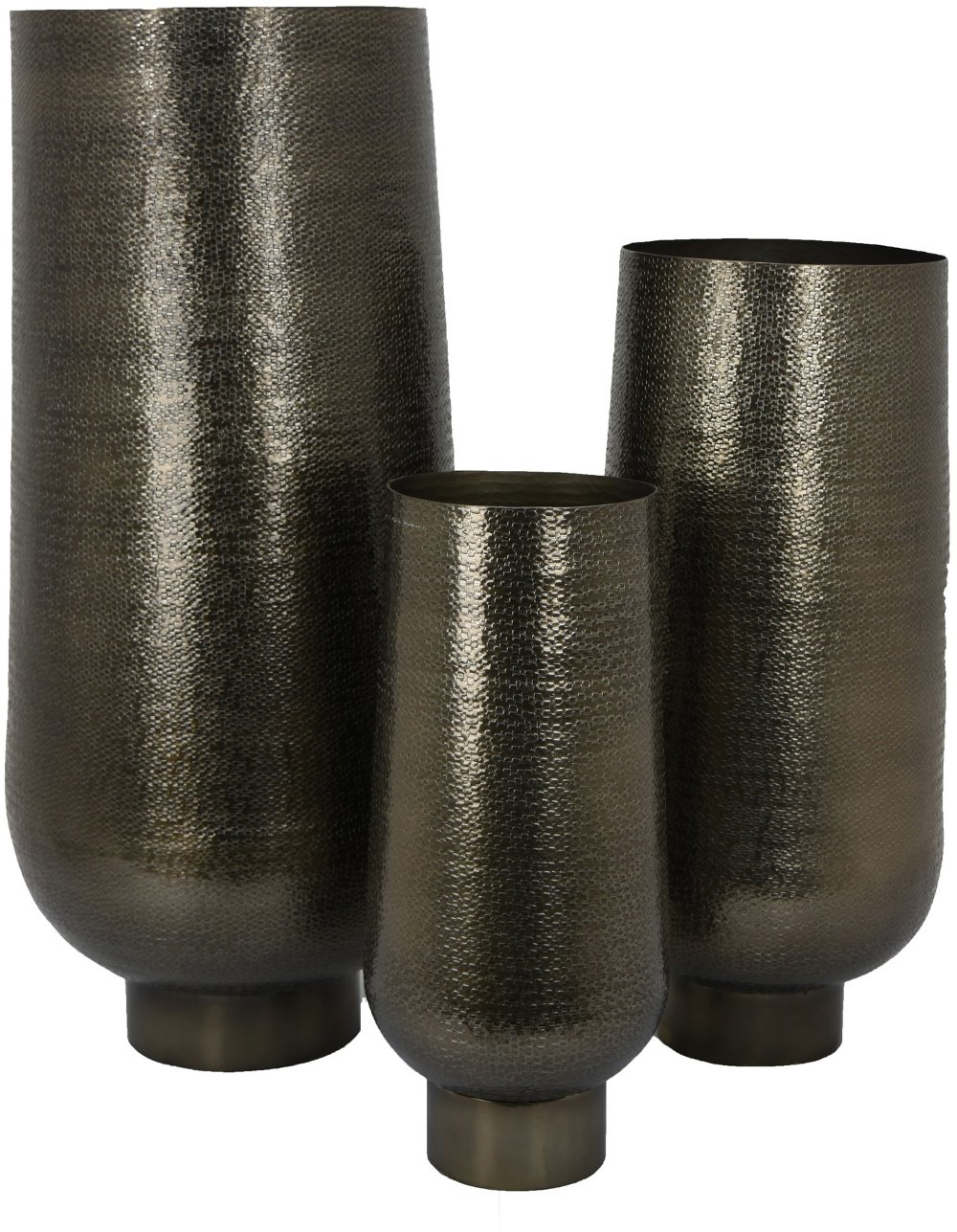 Bronze Metal Floor Planters