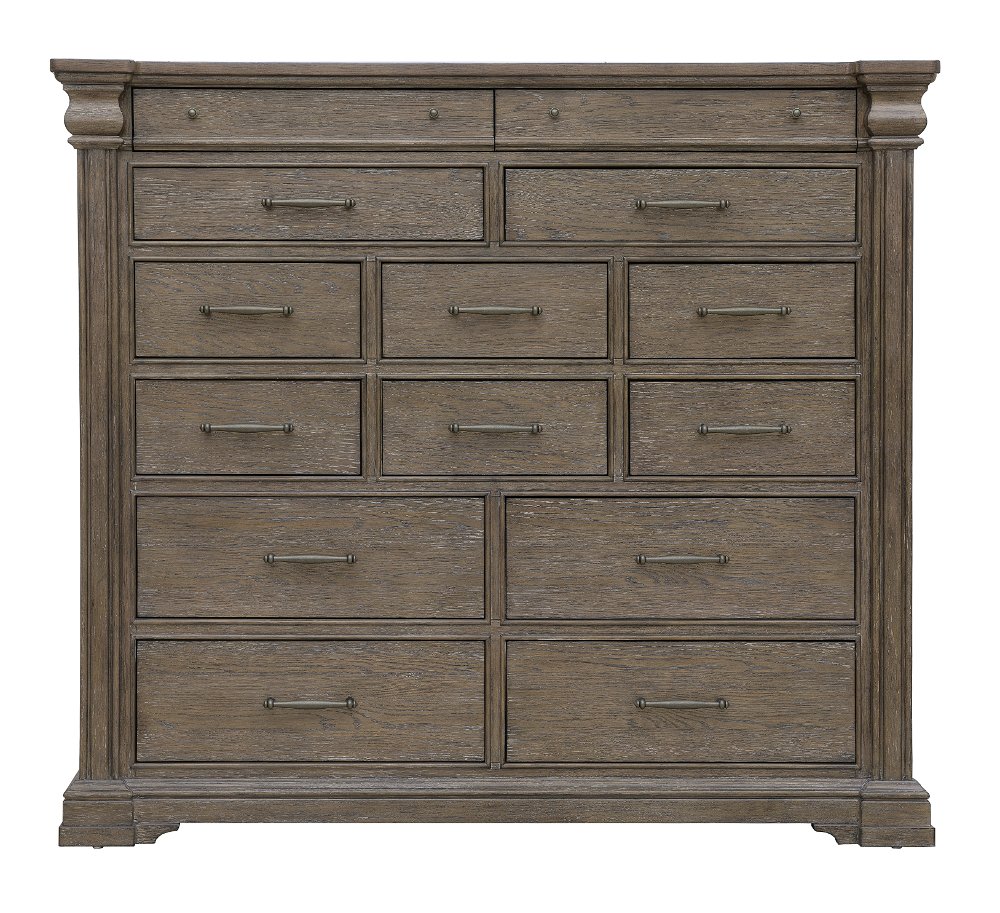 Madison Ridge Natural Bark Brown Large Chest