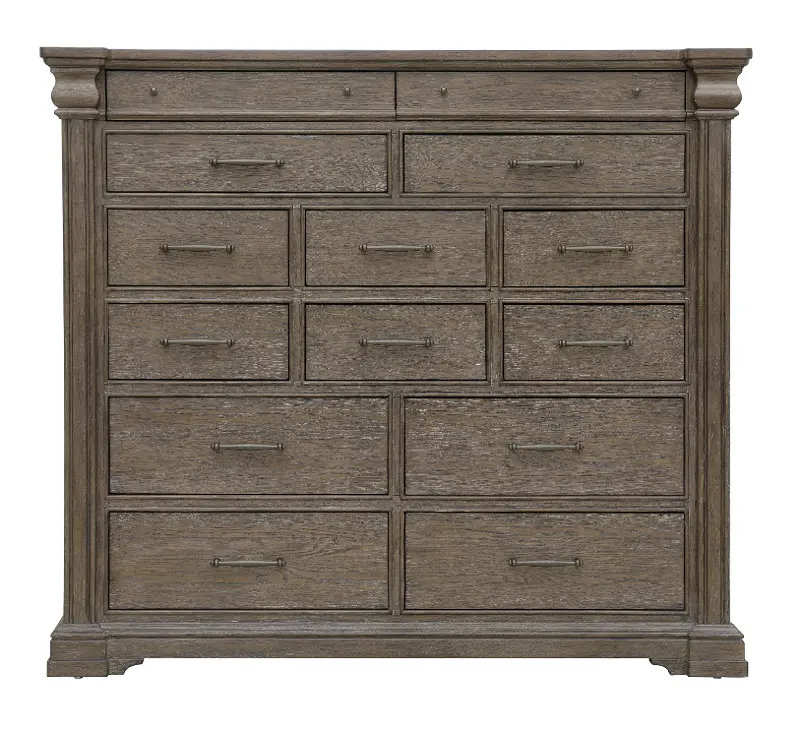 Madison Ridge Natural Bark Brown Large Chest