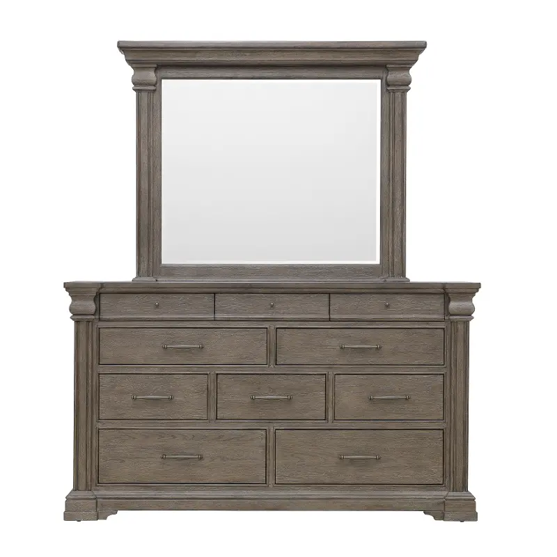 Madison Ridge Natural Bark Brown Dresser