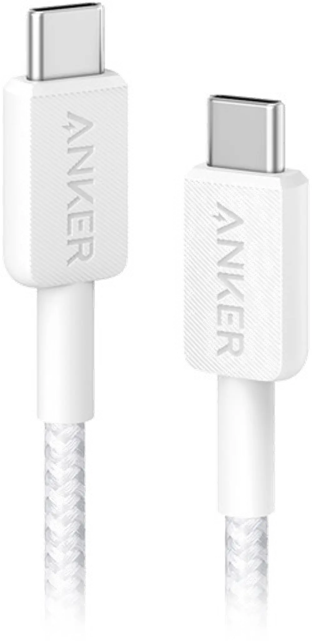 ANKER 3' 322 Braided USB-C Cable - White-1