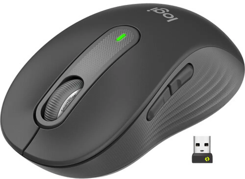 Logitech Signature M650 Large Wireless Mouse - Graphite-1