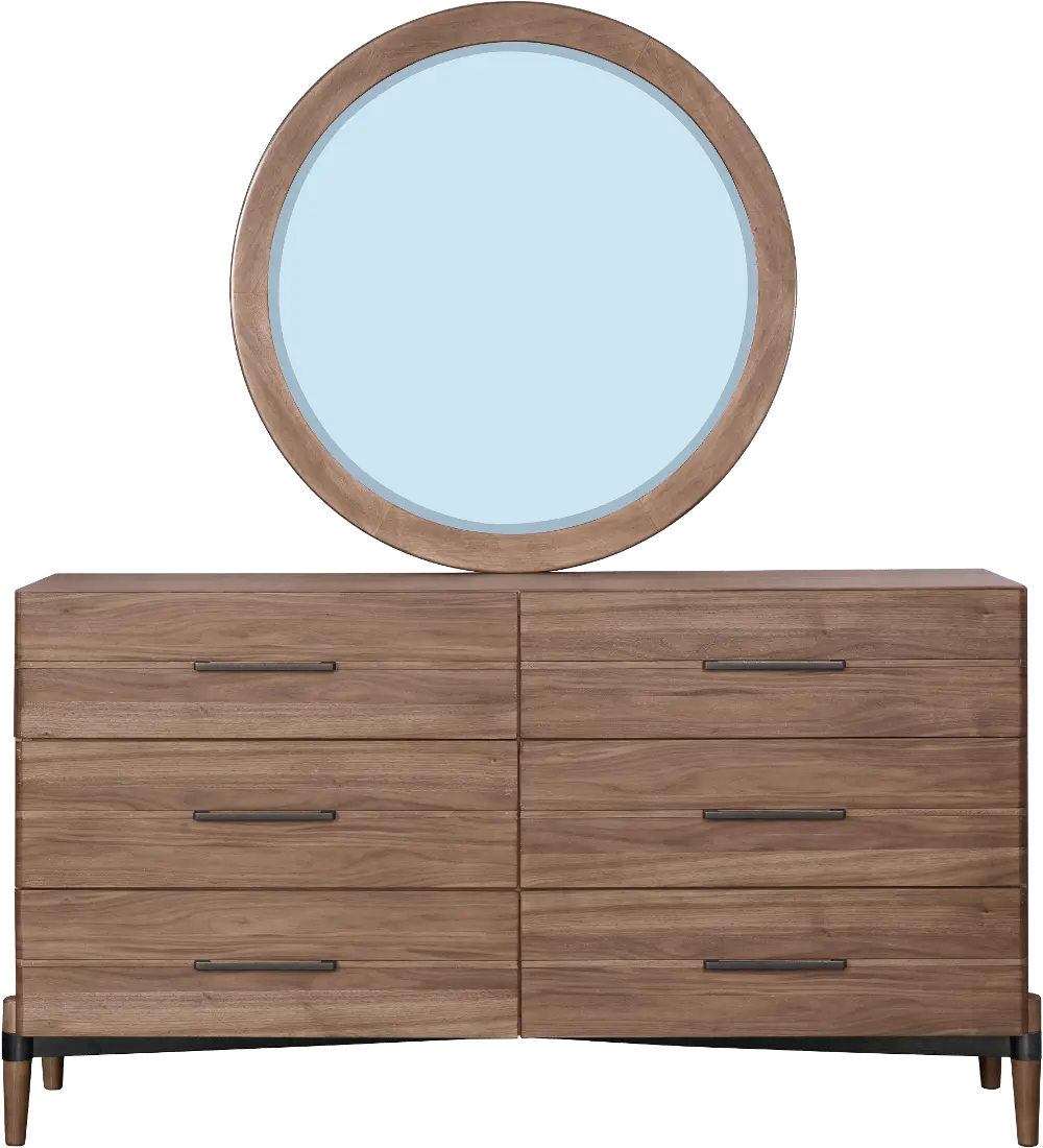 Tranquility Walnut Brown Dresser-1