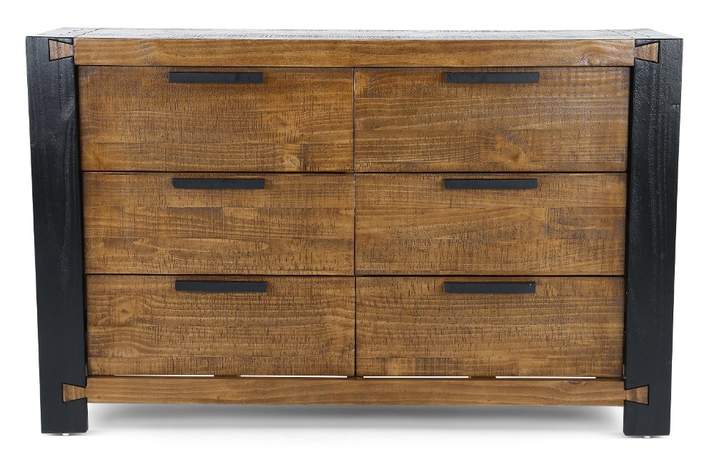 Pacifico Caramel and Black Dresser