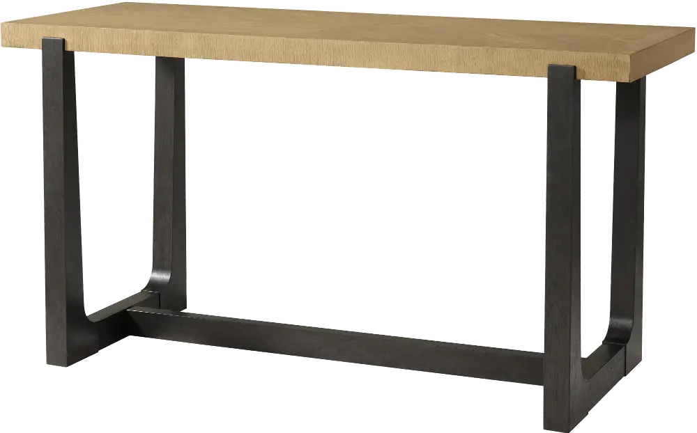 Sudbury Natural and Dark Brown Bar Height Dining Table-1