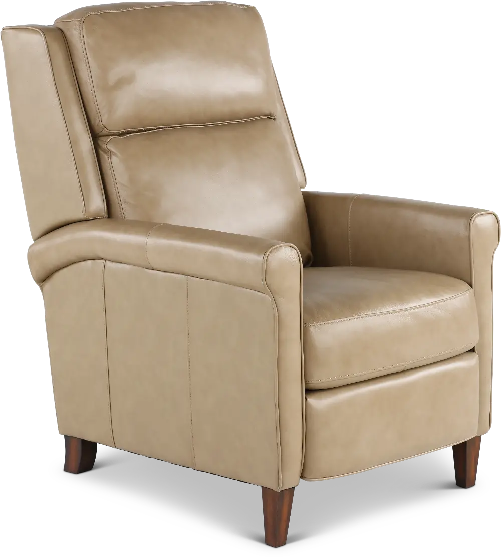 Northfield Cream Pushback High-Leg Recliner-1