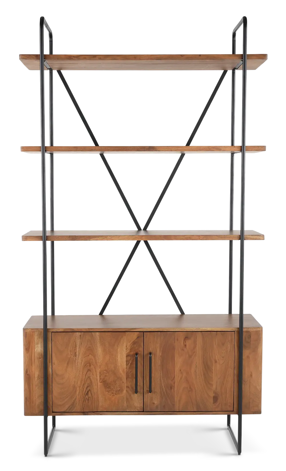 Verbania Brown Bookcase-1