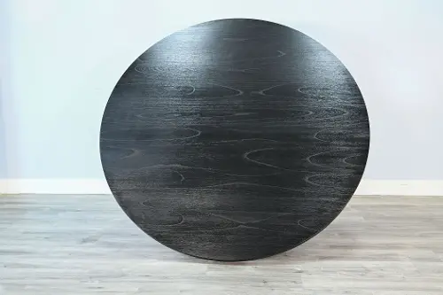 Eclipse Umbra Black 72" Round Dining Table