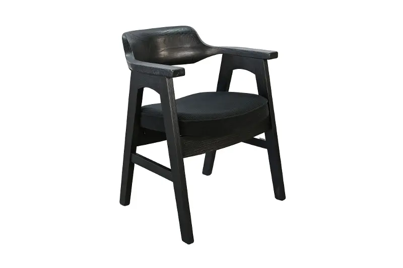 Eclipse Umbra Black Dining Arm Chair