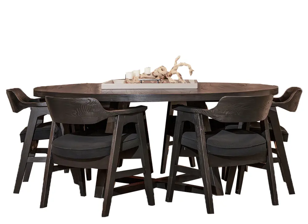 Eclipse Umbra Black 5 Piece Dining Set-1