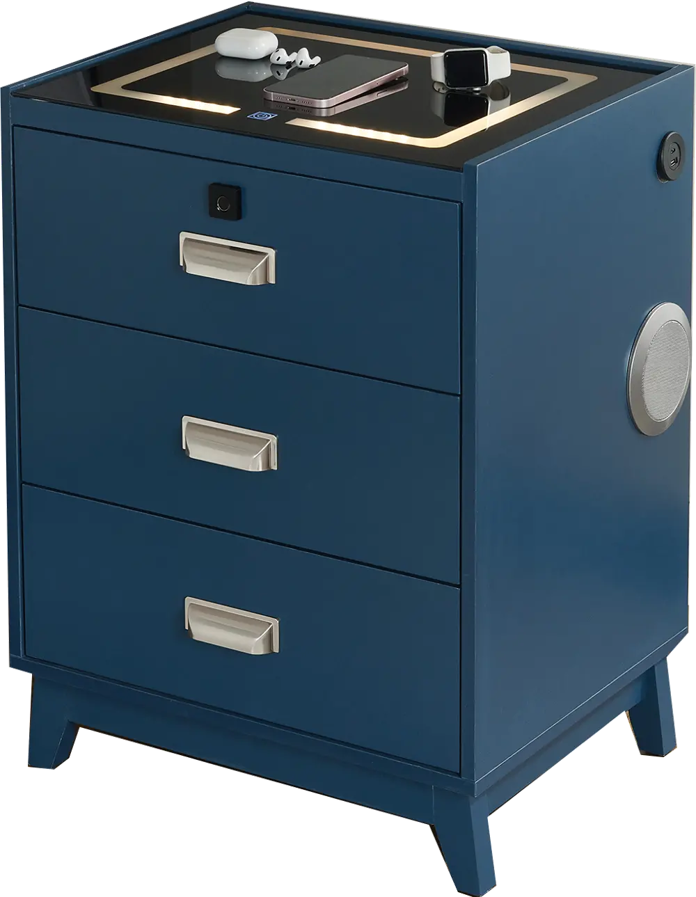 Rio Blue Smart Nightstand-1