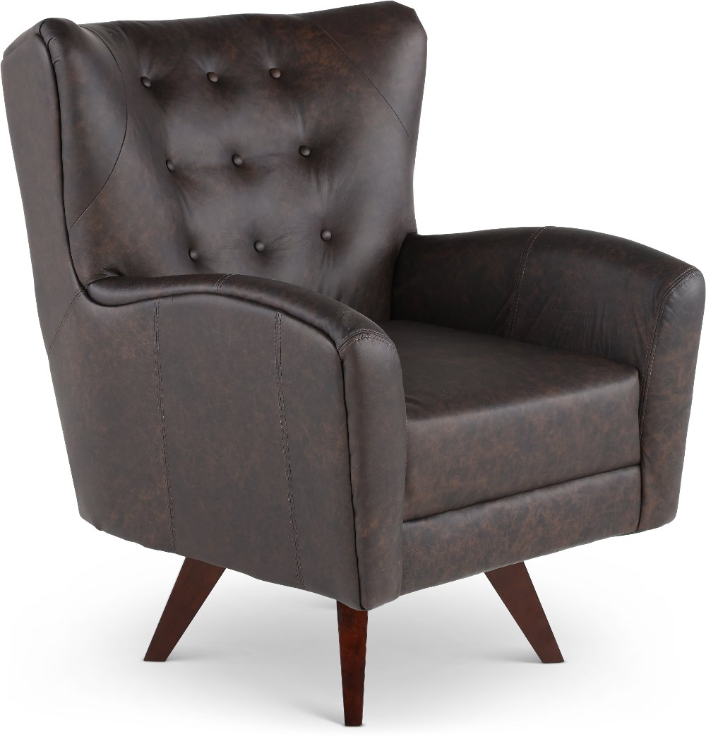 Harlow Brown Decoy Swivel Chair
