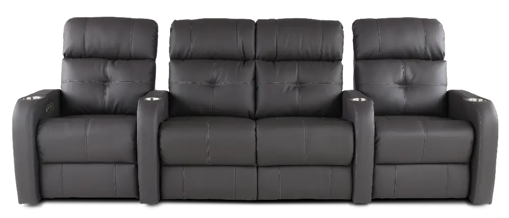 Dillon Graphite 3-Piece Power Reclining Home Theater Set-1