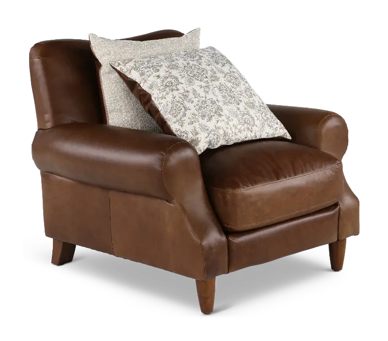 Rigby Brown Leather Chair