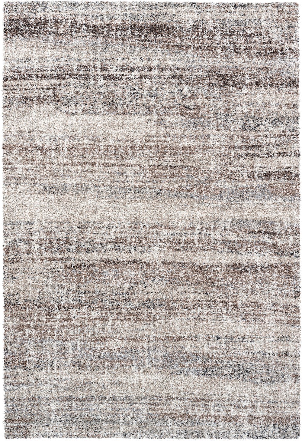 Granada 8 x 11 Linear Chocolate Brown Area Rug