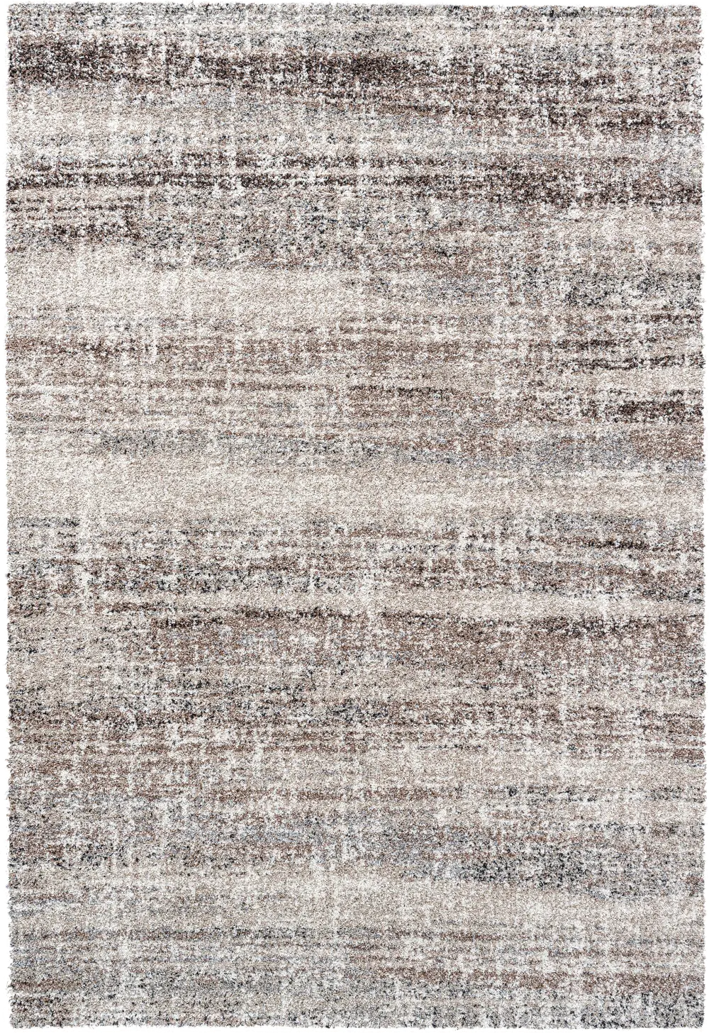 Granada 8 x 11 Linear Chocolate Brown Area Rug-1