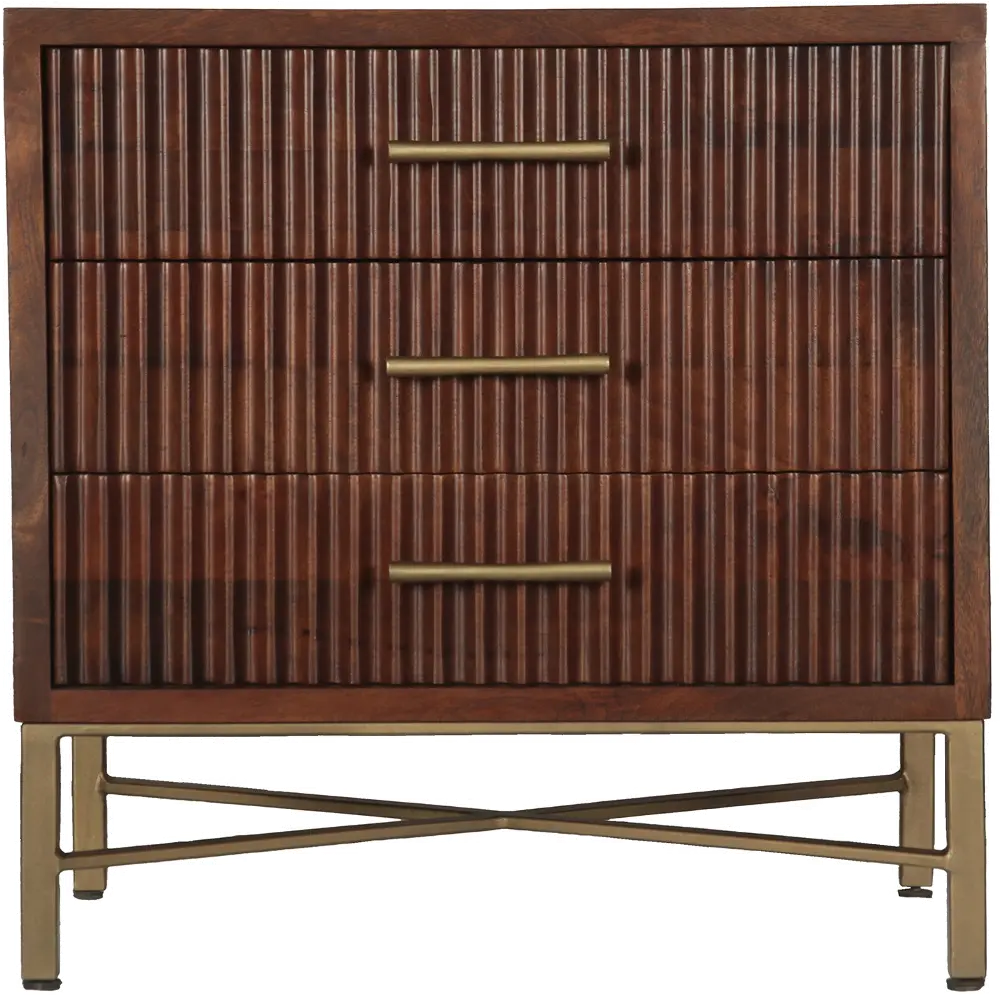 Cosmopolitan Honey Brown Nightstand-1