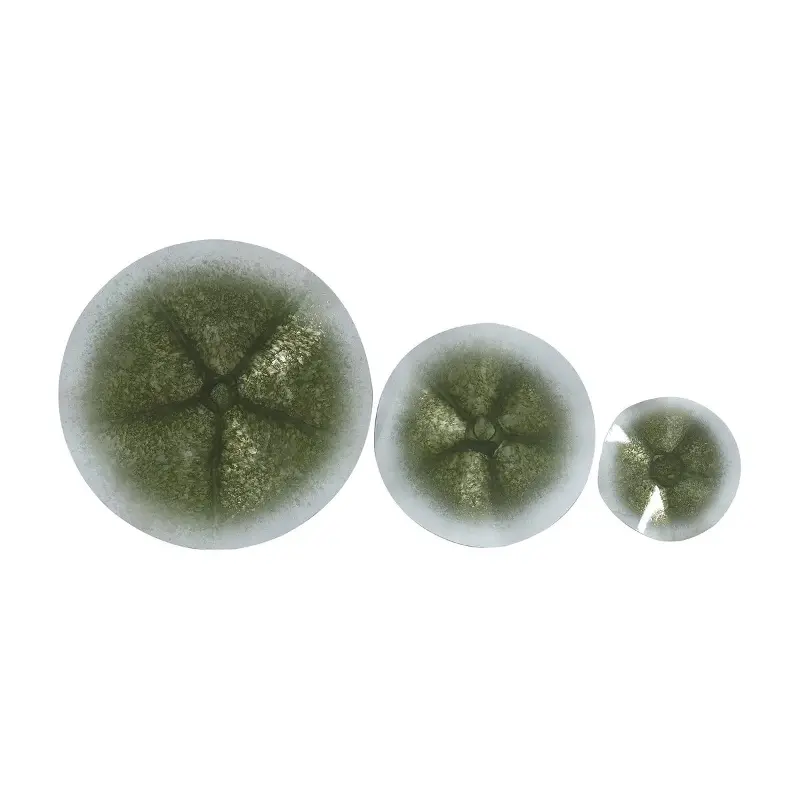 Green Metal Wall Decor, Set of 3