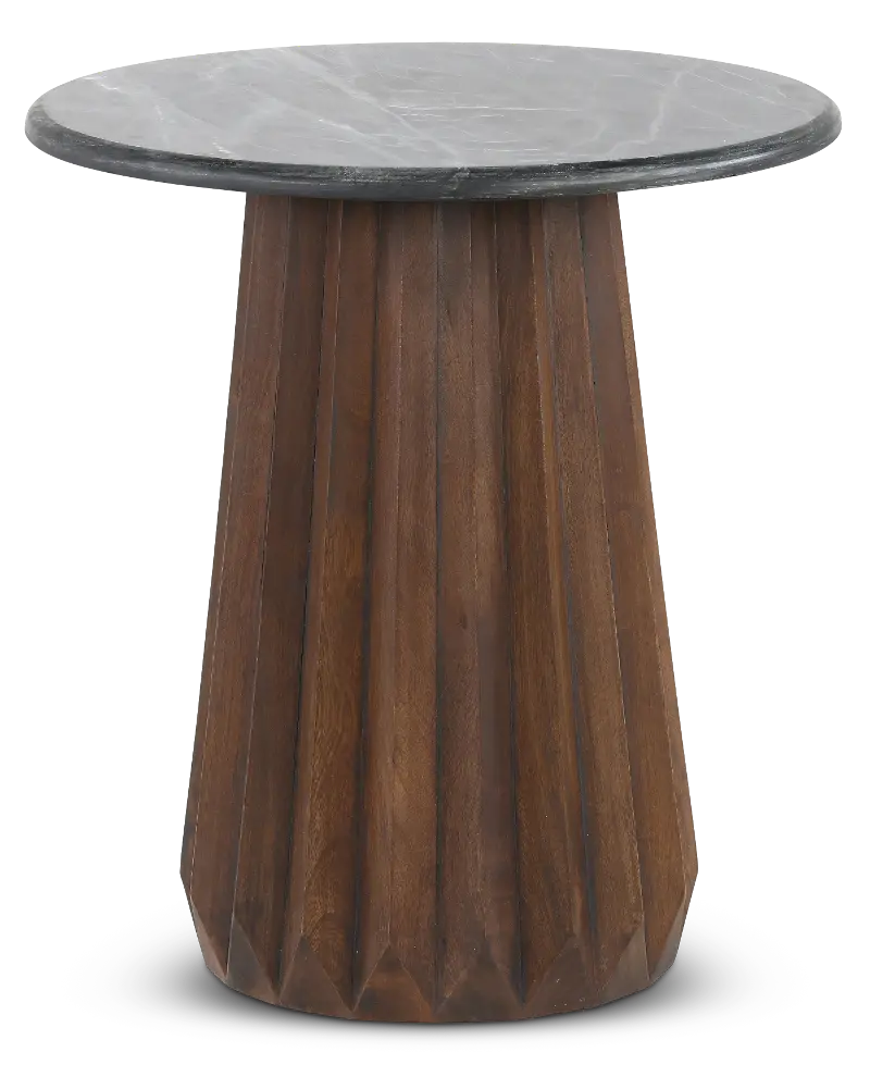 Jennings Black and Brown End Table