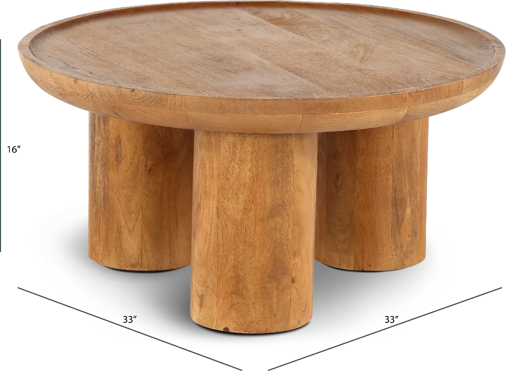 Blair Brown Coffee Table-1