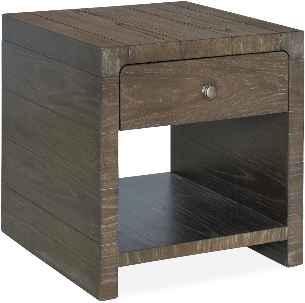 Leland Dark Brown End Table-1