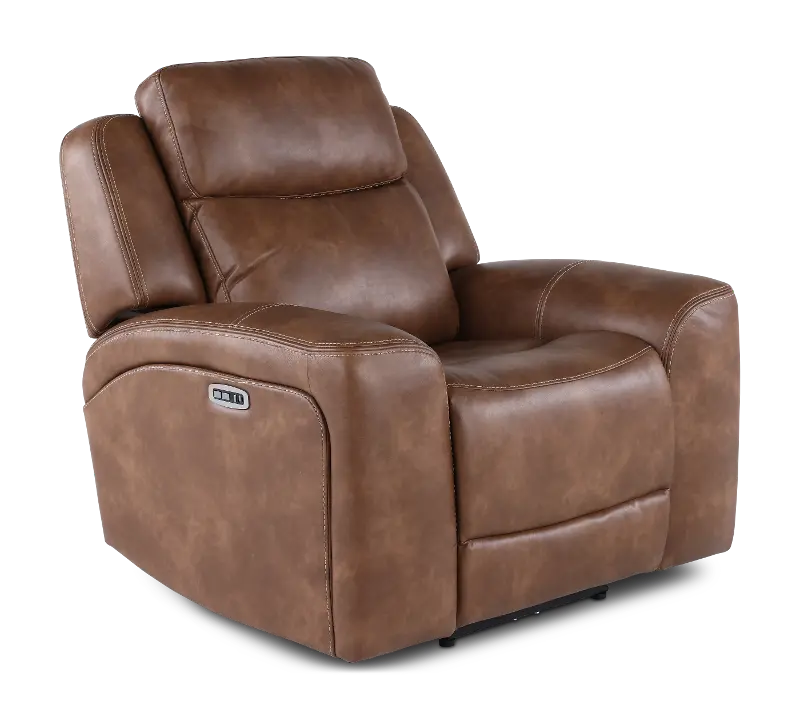 Montana Mocha Brown Power Recliner